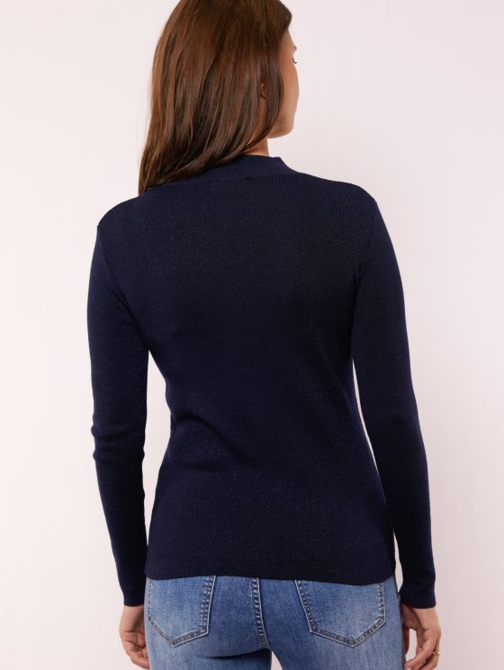 G-maxx Kamille Knitting Top dark night blue - Afbeelding 2