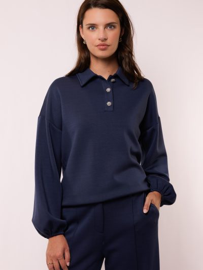 G-maxx Magali Sweater dark night blue