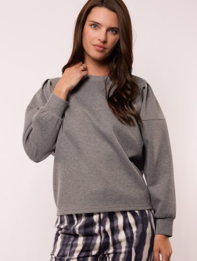 G-maxx Prune Sweater gray melange