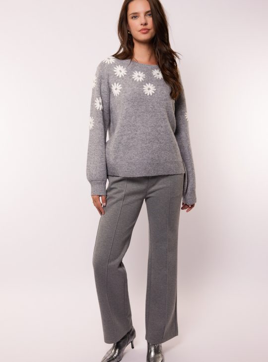 G-maxx Sidonie Broek gray melange
