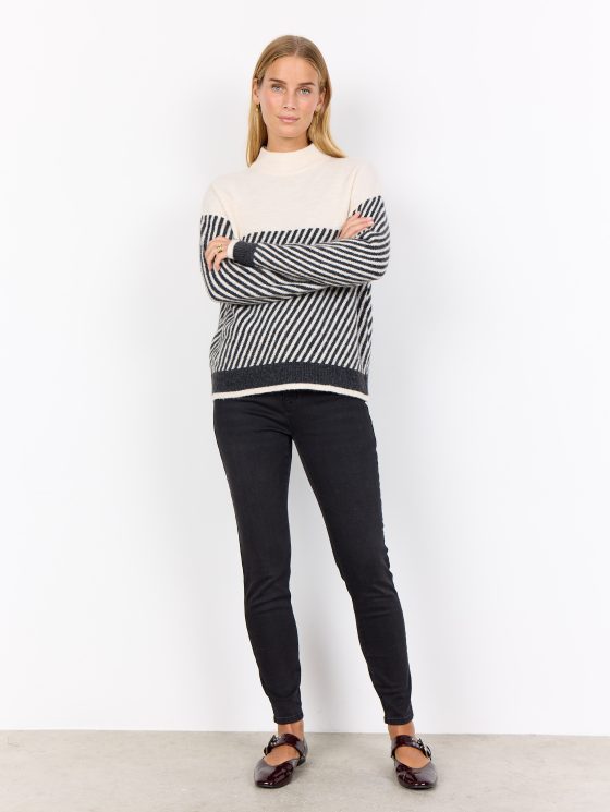 SoyaConcept Nessie Stripe 71 Pullover cream - Afbeelding 2