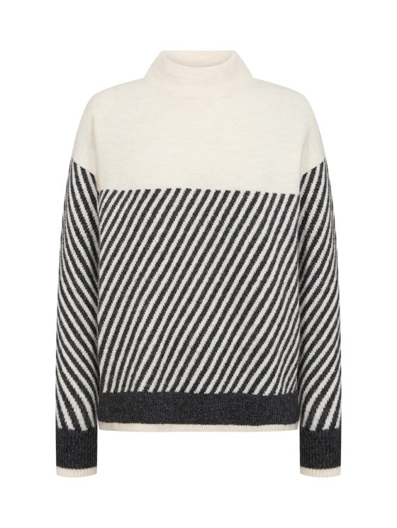 SoyaConcept Nessie Stripe 71 Pullover cream - Afbeelding 4