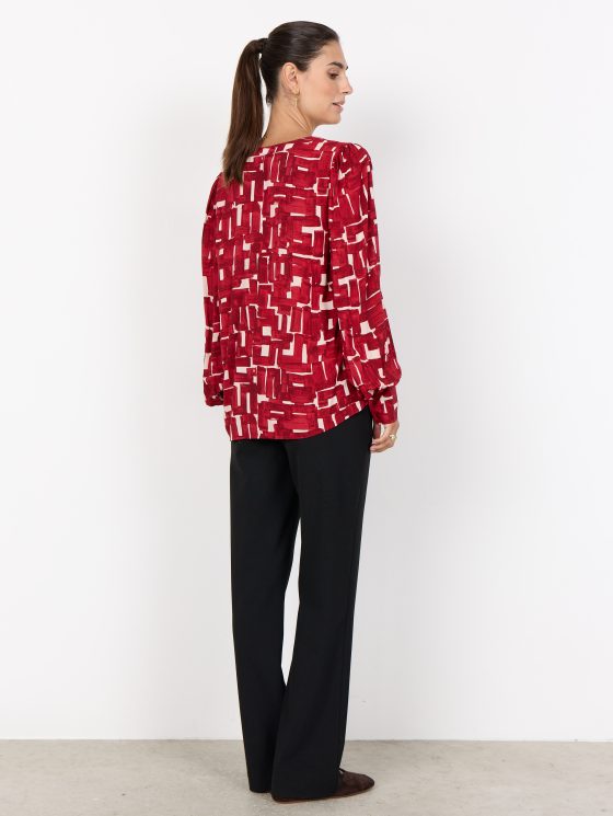 SoyaConcept Vebina 1 Top red coral - Afbeelding 3