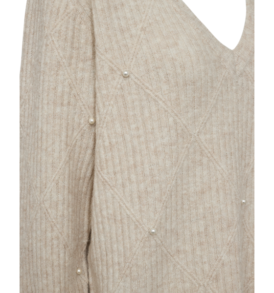 Freequent Pearly Pullover moonbeam melange - Afbeelding 3