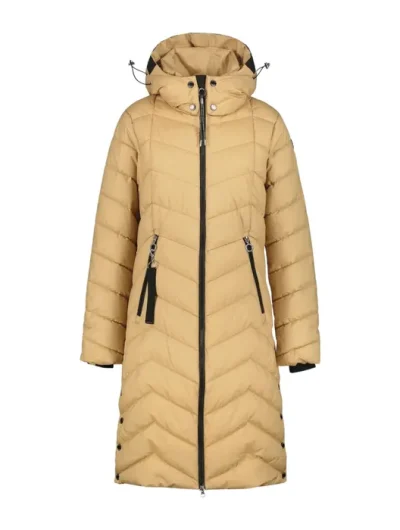 Luhta Iiksi Lange Winterjas zand