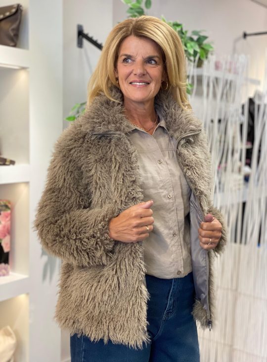 Freequent Fine Jacket desert taupe