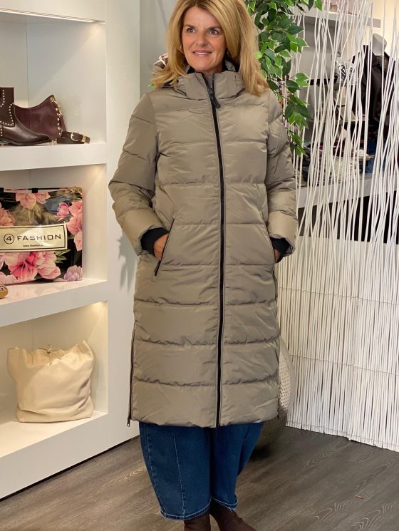 Covered Lange Winterjas Julia brindle - Afbeelding 9