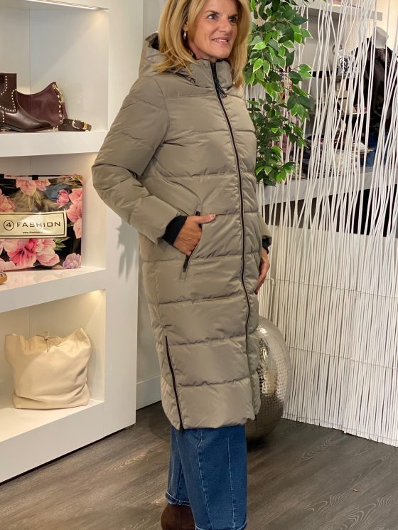 Covered Lange Winterjas Julia brindle - Afbeelding 10