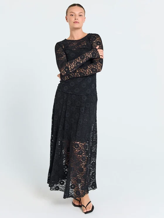 Freequent Lennon Top black - Afbeelding 2