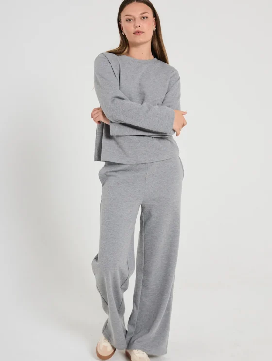 Freequent Ember Broek med. grey melange