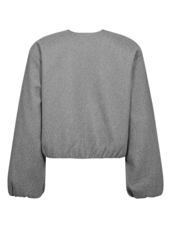 Freequent Yanna Jacket med. grey melange - Afbeelding 3