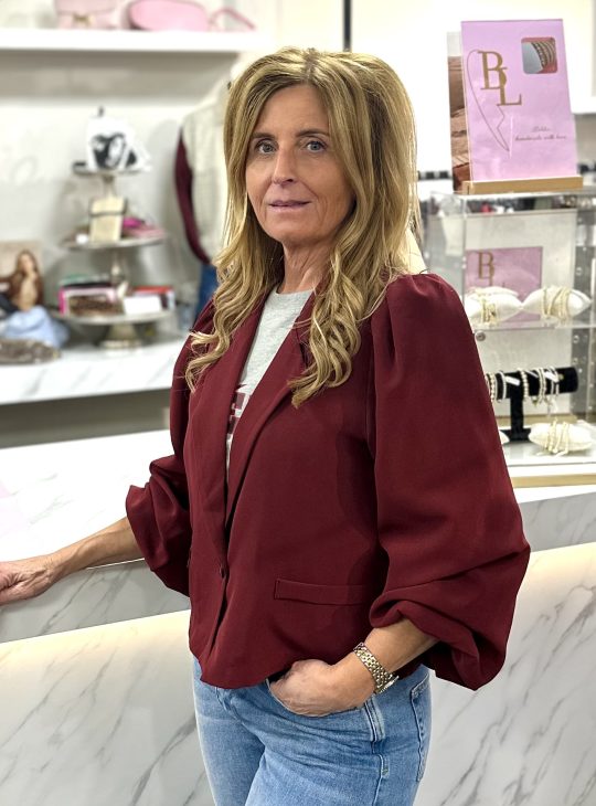 Musthaves by Elja Blazer Jasje bordeaux burgundy