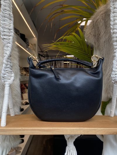 Sasha Handtas Leer Zwart T296