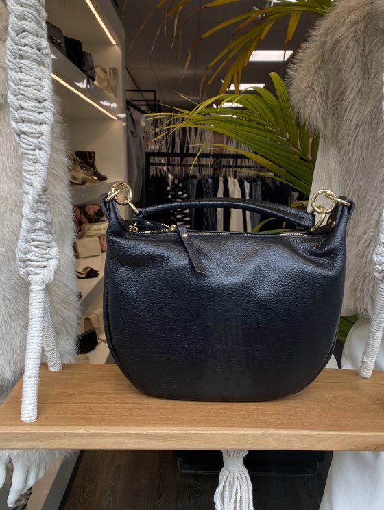Sasha Handtas Leer Zwart T296 - Afbeelding 2