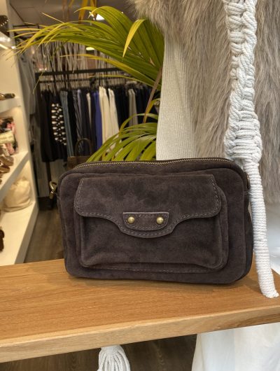 Jessa Tas Suede Dark Brown T303