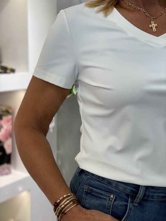 Mi Piace Travelstof Top off white 202080 - Afbeelding 3