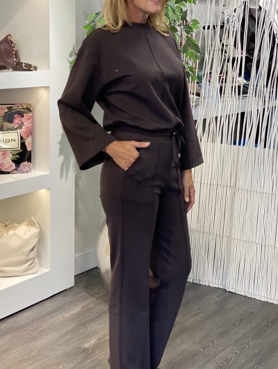 Mi Piace Sweat Broek 20200103 espresso