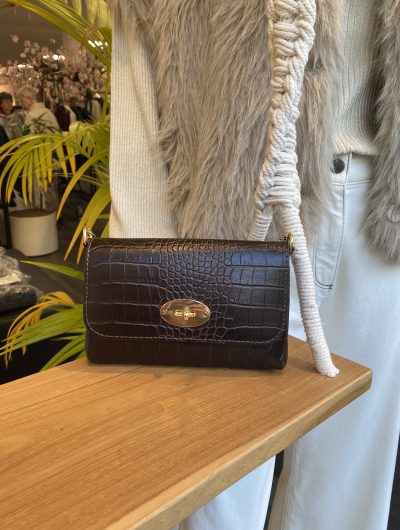 Blair Purse Tas Leer Donkerbruin T333