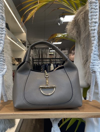 Romy Handtas Leer Taupe T334