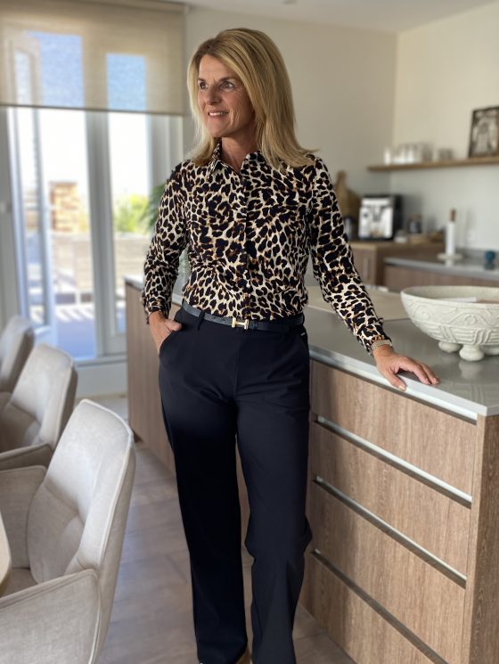 Lady Day Travelstof Annika Blouse leopard print - Afbeelding 2