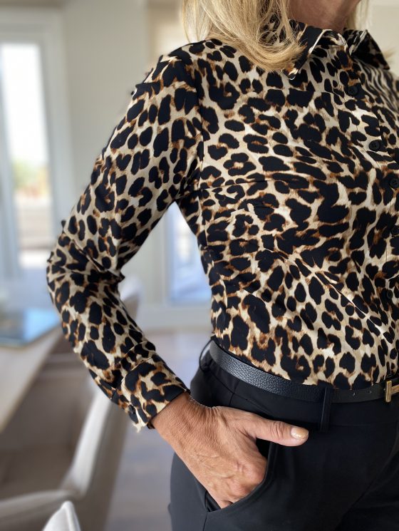 Lady Day Travelstof Annika Blouse leopard print - Afbeelding 3