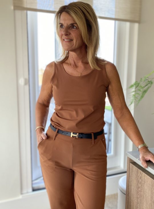 Mi Piace Travelstof Top caramel 202027