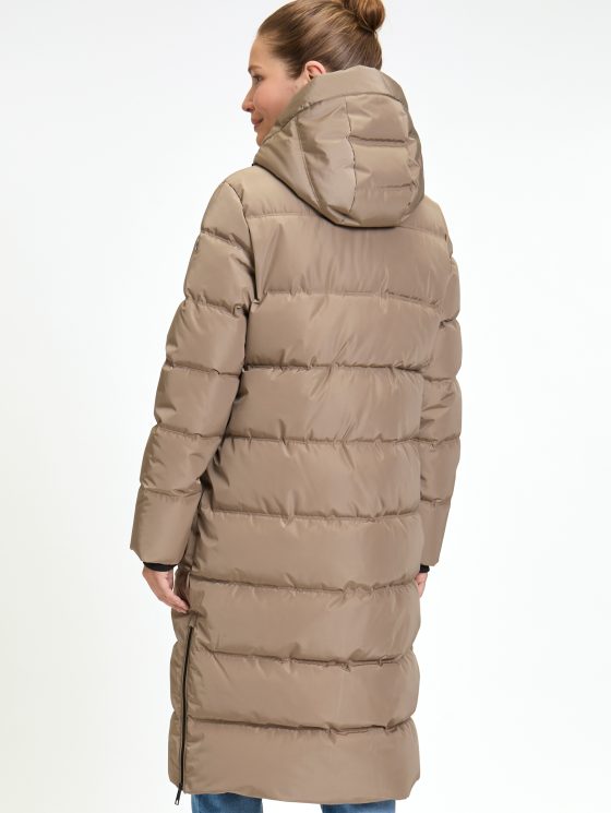 Covered Lange Winterjas Julia brindle - Afbeelding 4