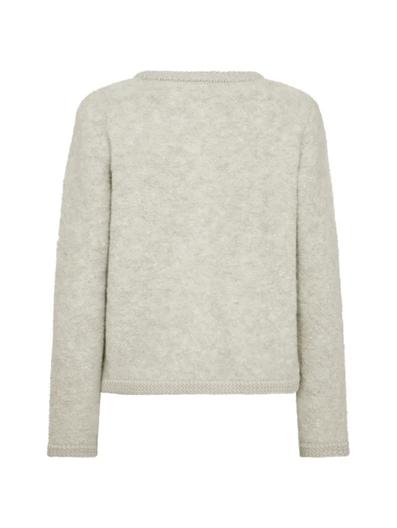 Freequent Grschrista Vest moonbeam melange - Afbeelding 2