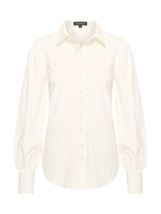 Mi Piace Travelstof Blouse Off White 202037