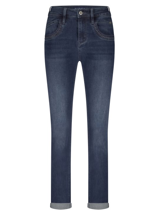 Red Button Kate Embroidery Broek dark stone used