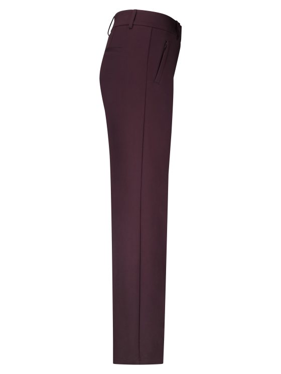 Red Button Colette Punta Zippers L33 Broek aubergine - Afbeelding 2