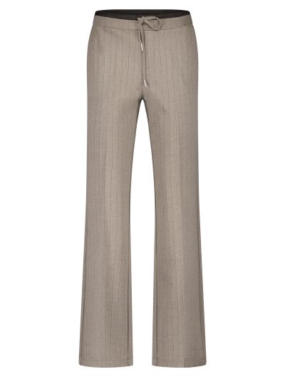 Red Button Colette Punta Pinstripe Sporty Broek L32 warm taupe