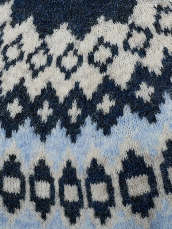 Freequent Novala Pullover wedgewood melange w. salute - Afbeelding 3