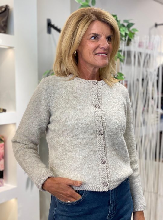 Freequent Grschrista Vest moonbeam melange