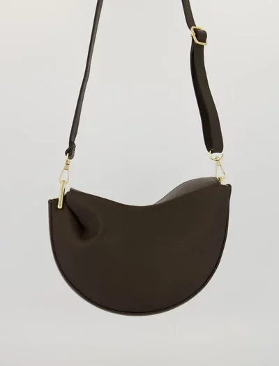Cookie Tas Leer Dark Brown T305