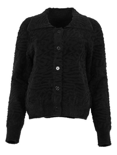 Maicazz Kristy Vest Fluffy zwart