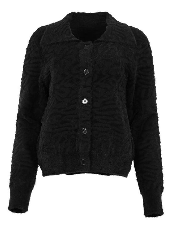 Maicazz Kristy Vest Fluffy zwart