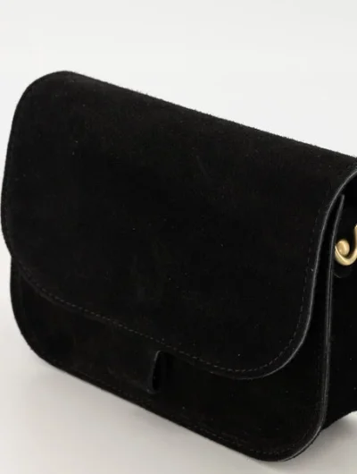 Flora Tas Suede zwart 07 T222