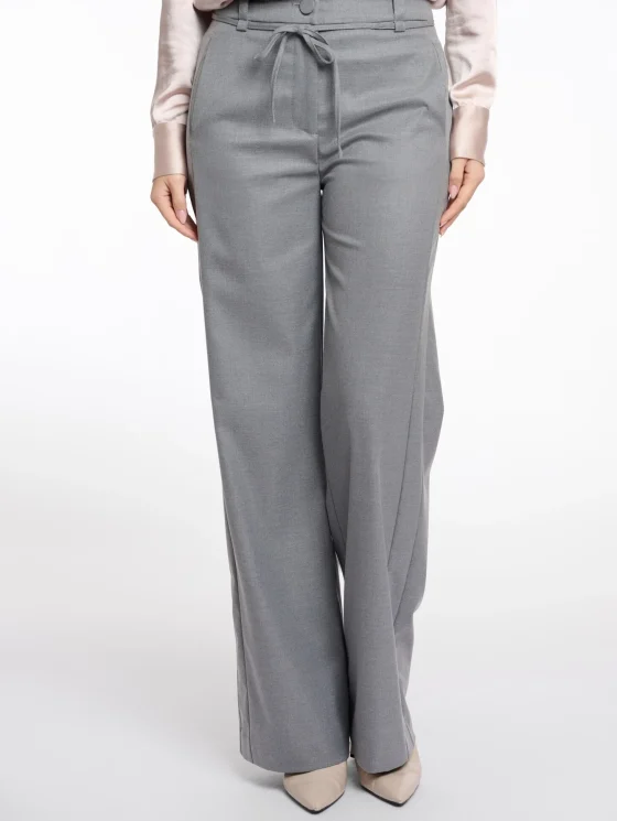 Rino & Pelle Charlee Broek grey melange - Afbeelding 2