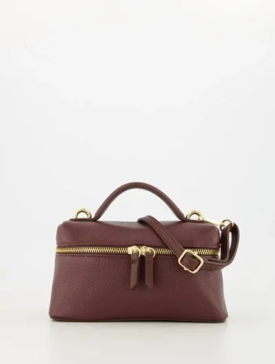 Lori Tas Classic Grain Burgundy T313