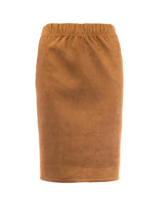 NED Rionda 52-RMJ Suedine Rok toasted coconut