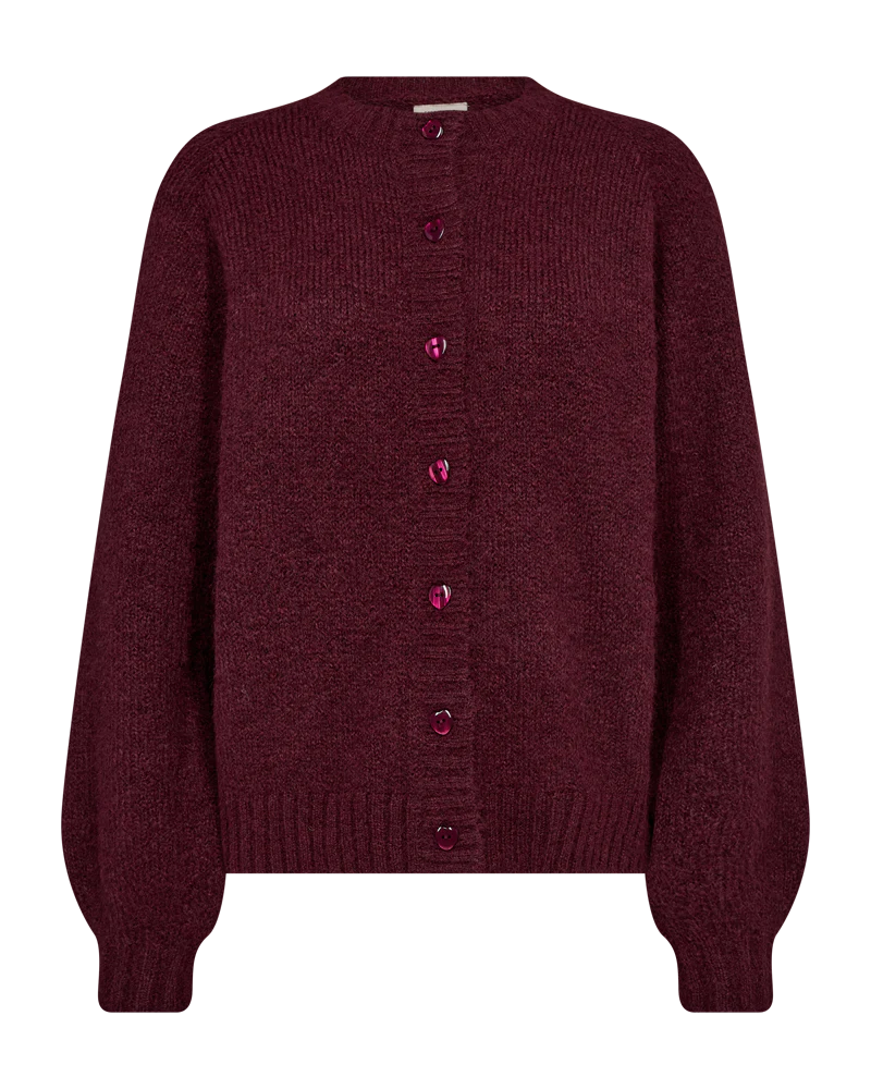 Freequent Louisa Vest port royale melange burgundy