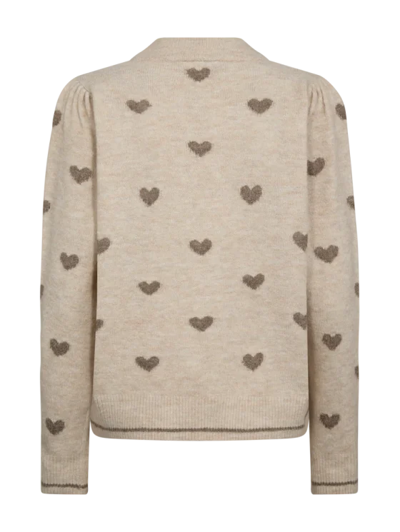 Freequent Faith Pullover moonbeam melange w. desert taupe - Afbeelding 4