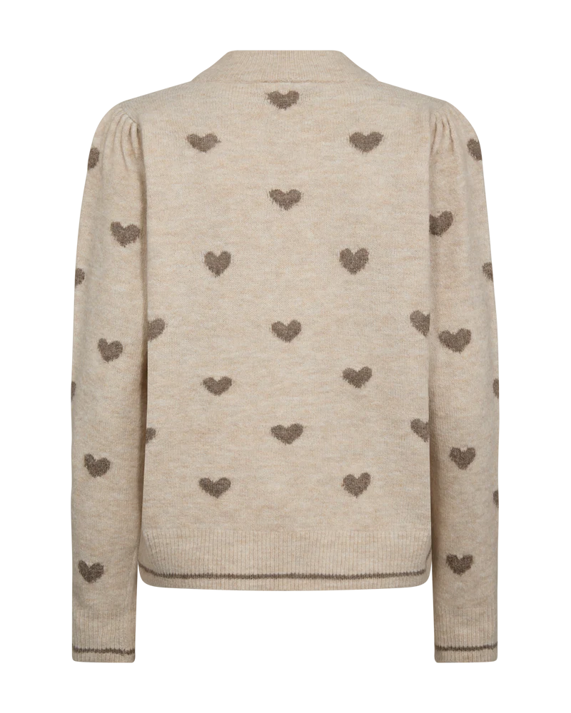 Freequent Faith Pullover trui  moonbeam melange w. desert taupe - Afbeelding 4