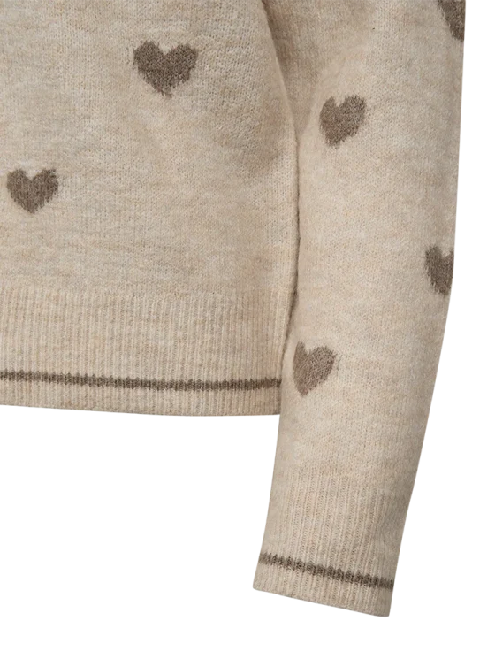 Freequent Faith Pullover moonbeam melange w. desert taupe - Afbeelding 2
