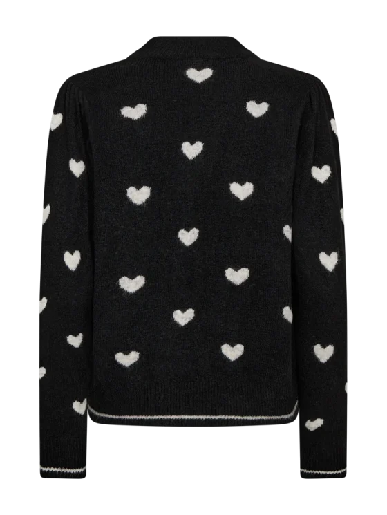 Freequent Faith Pullover black w. moonbeam melange - Afbeelding 2