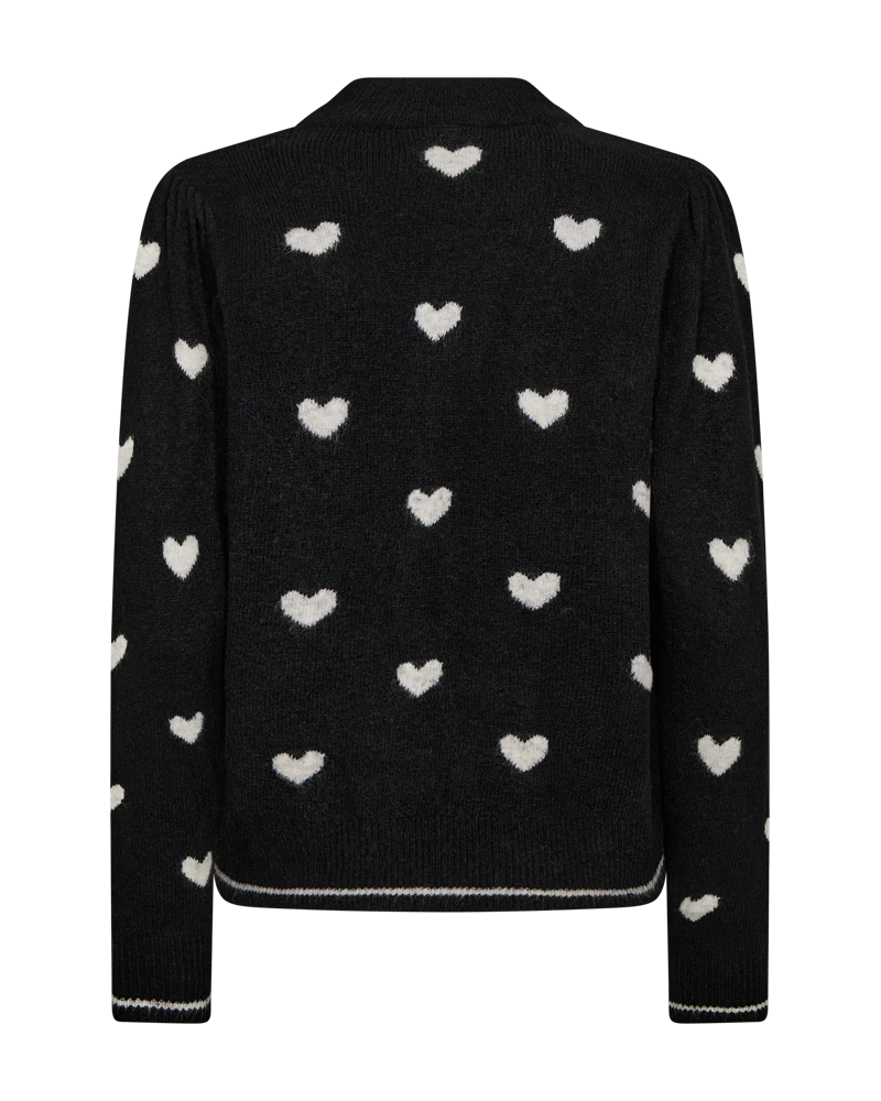 Freequent Faith Pullover black w. moonbeam melange - Afbeelding 5