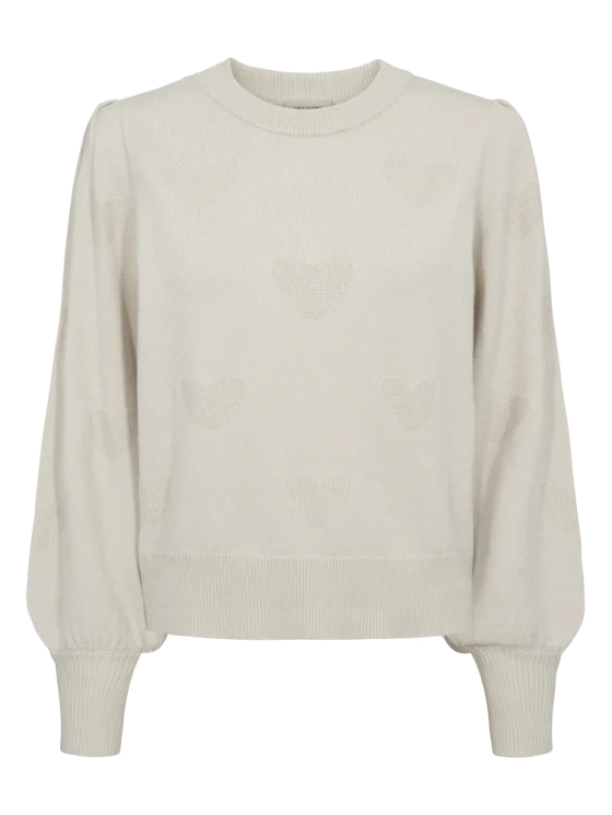Freequent Alfa Pullover moonbeam melange - Afbeelding 2