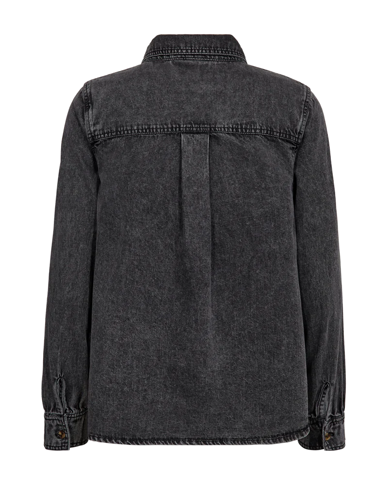 Freequent Lisea Shirt vintage grey denim - Afbeelding 4