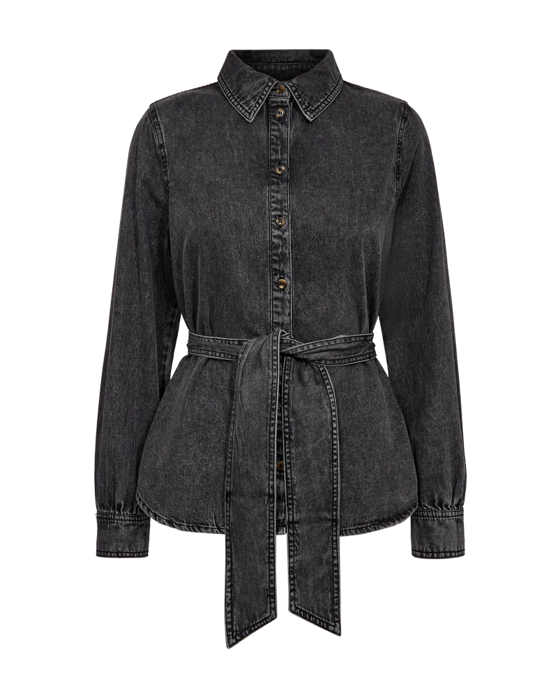 Freequent Lisea Shirt vintage grey denim - Afbeelding 5